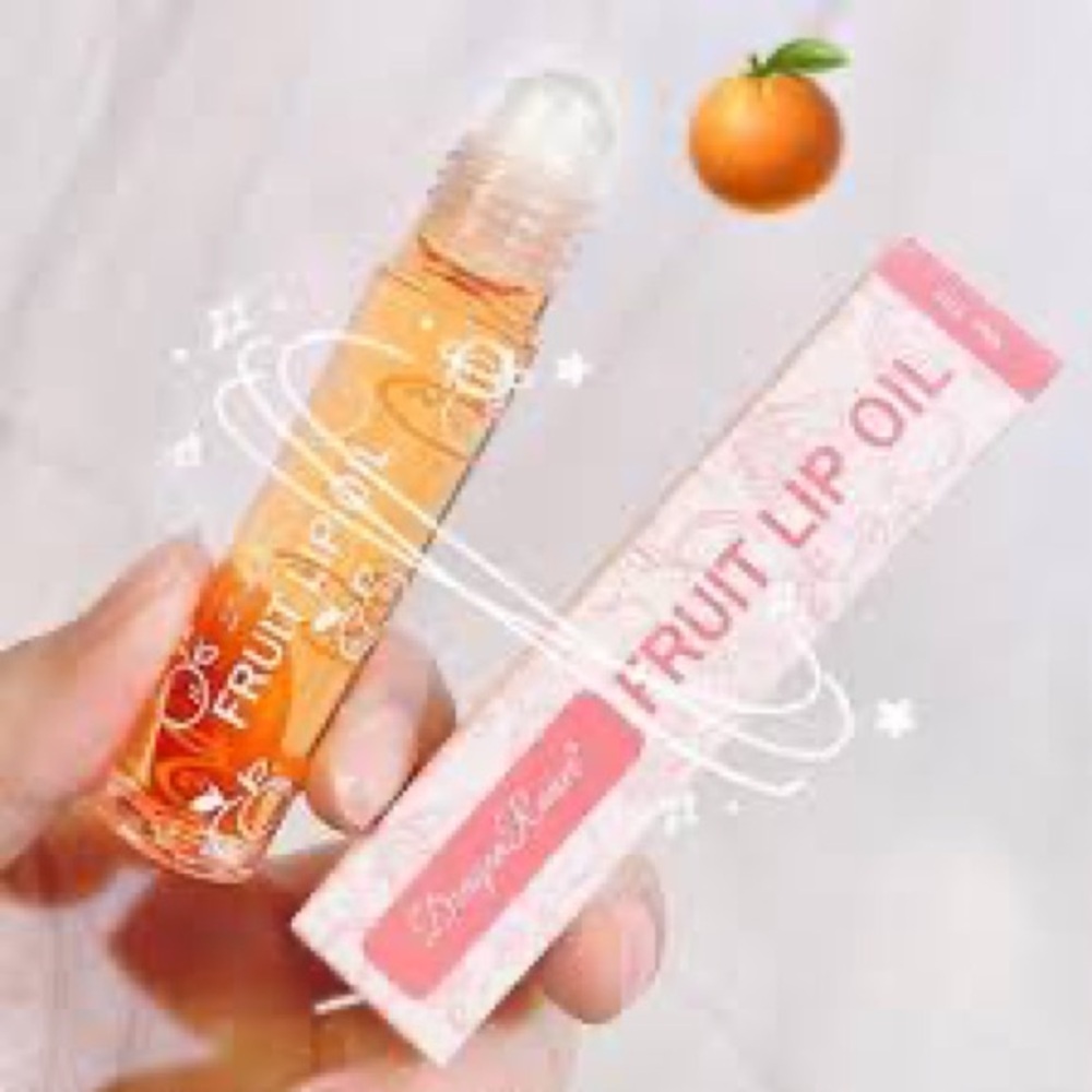 TikTok Viral Dragon Ranee Fruit Lip Oils Set- 6 Shades Hydrating Glossy Lip Care